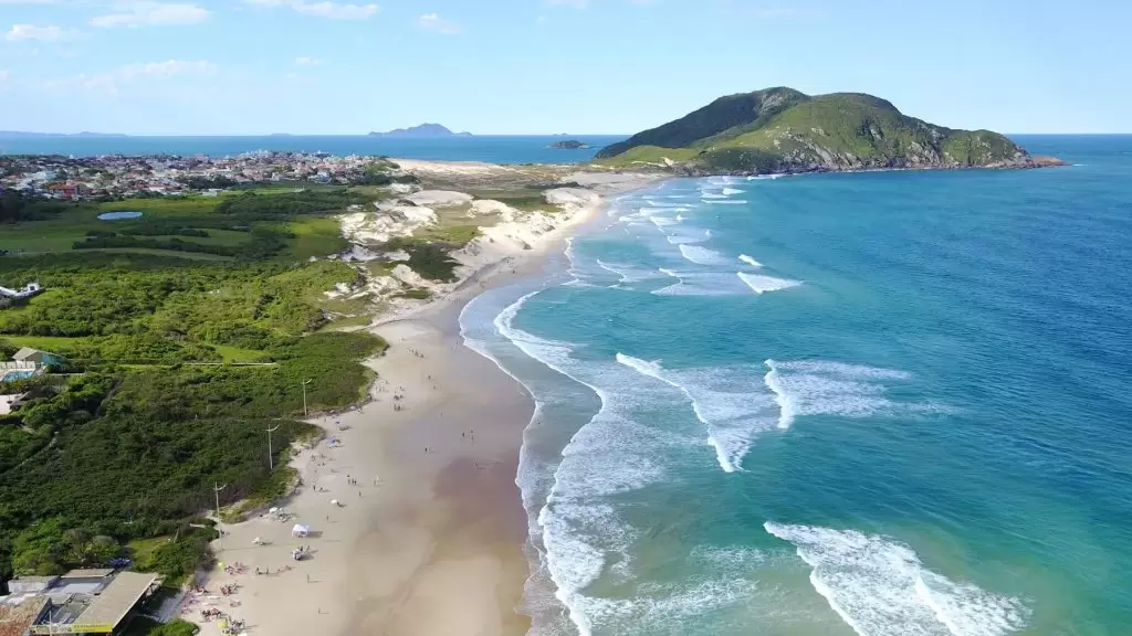 imagem de praia de Florianópolis